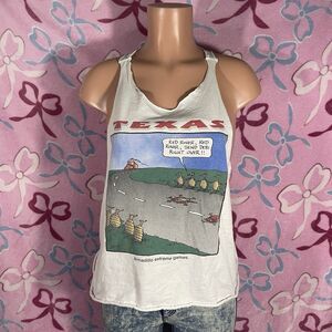 Vintage 1998 Anvil  Size Medium Unisex Distress Tx Armadillo Extreme Games